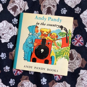 Vintage 1974 &#39;Andy Pandy in the country&#39; Book in Paperback - STUNNING Little Picture Book - Childhood Nostalgia Gift - Andy Pandy Lover Gift