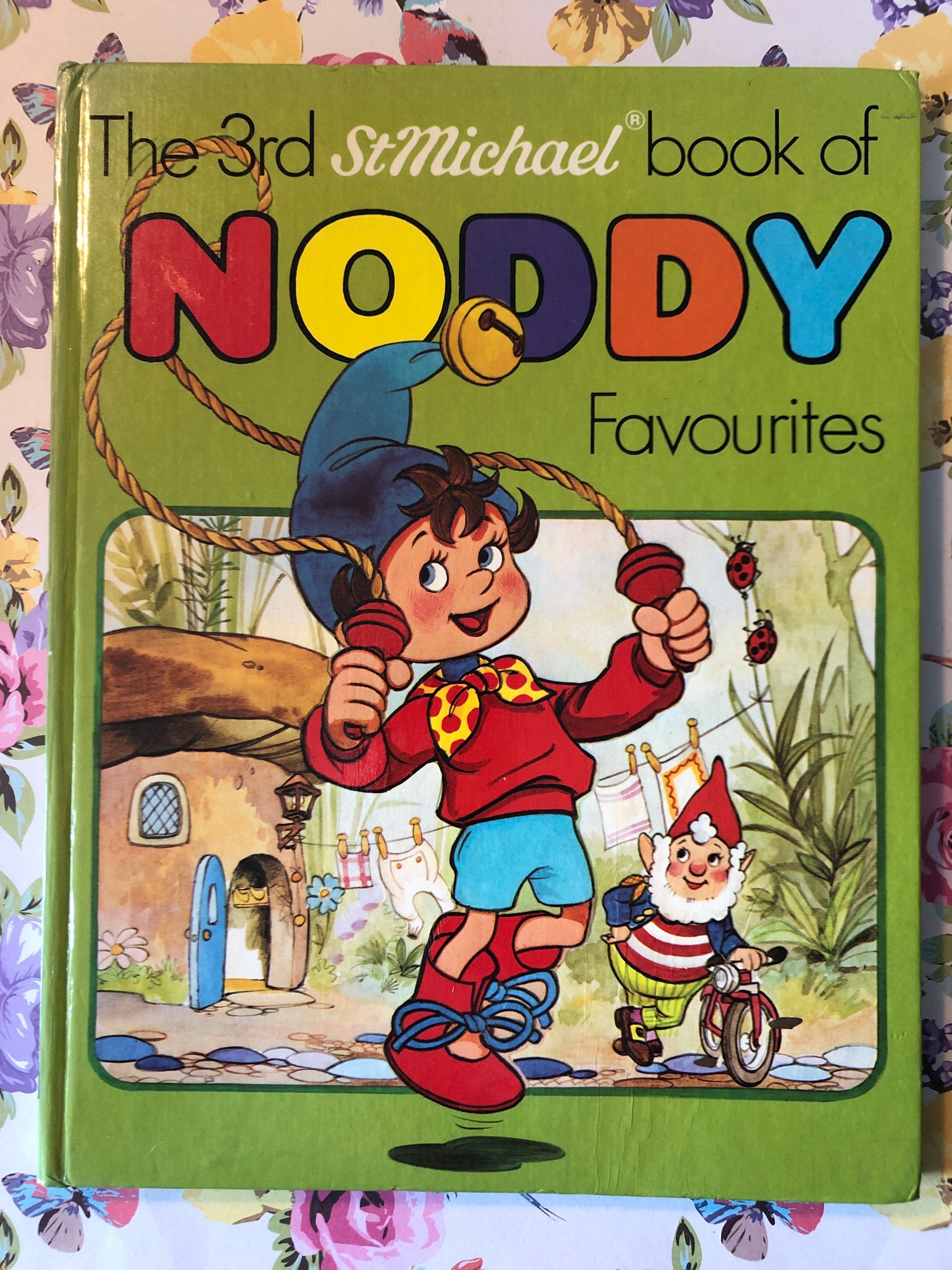 RARE 1979 Vintage Children's Book 'The 3rd St Michael book of Noddy Favourites' in Hardback - 5 Short Stories - Noddy Lover - Nostalgic Gift