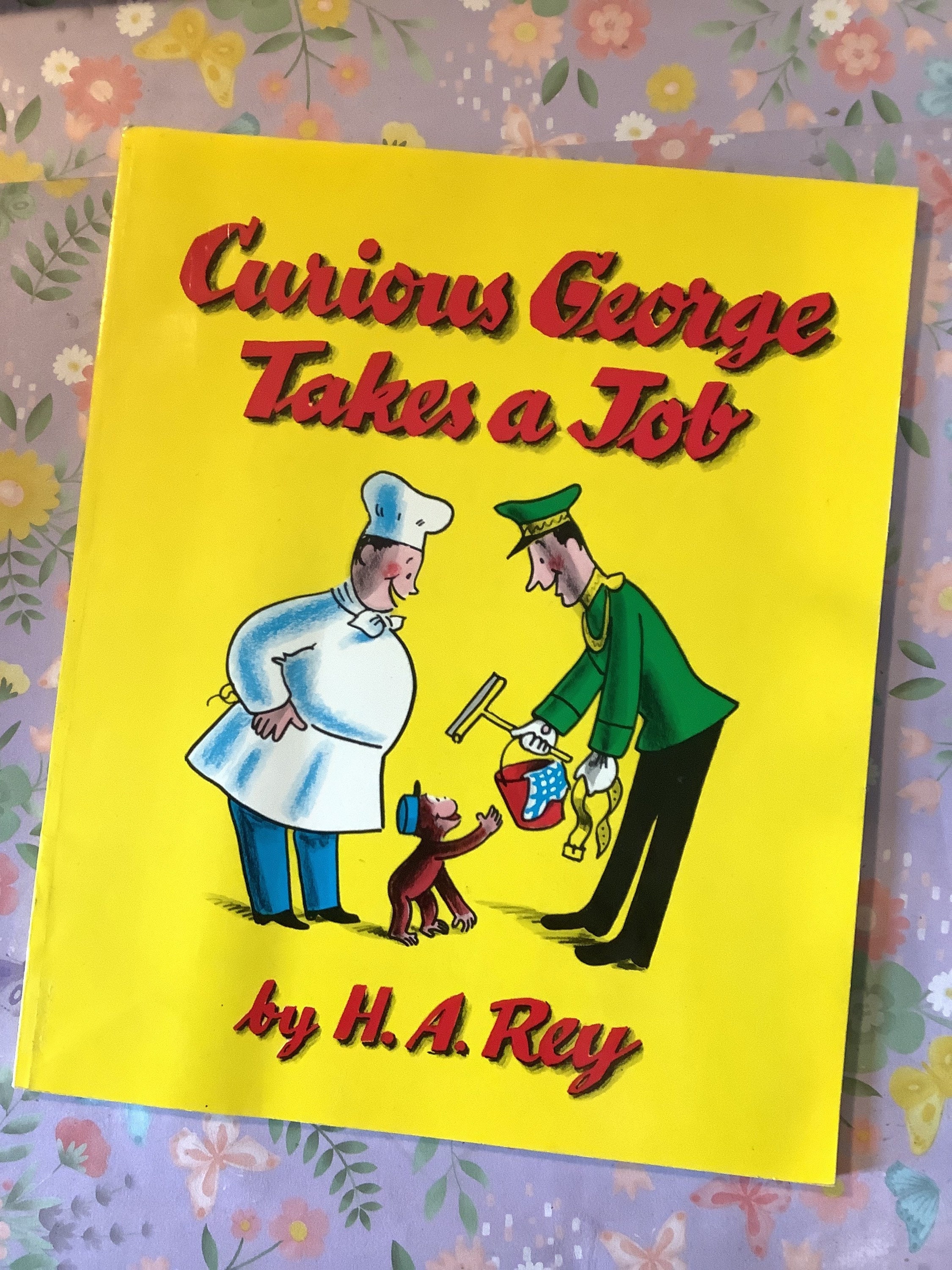H.A.レイCurious George 額入り