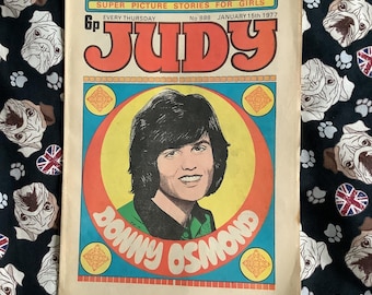 Rare Vintage January 15 1977 Judy Comic - Comic Strip Stories -Collectable - Childhood Nostalgia - Fun Retro Birth Year Gift - Donny Osmond