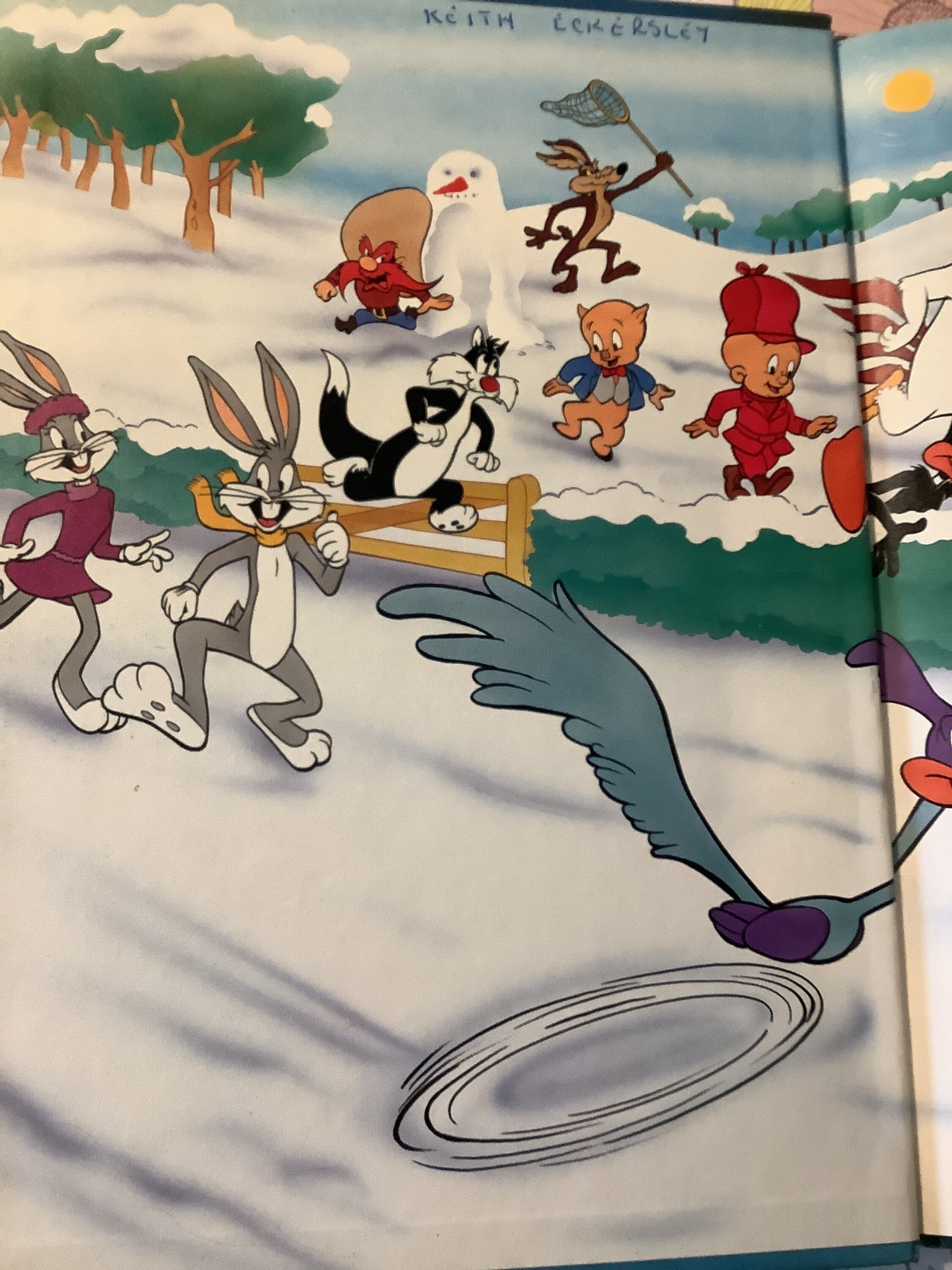 RARE 1992 Vintage Children's Book 'looney Tunes Annual' in