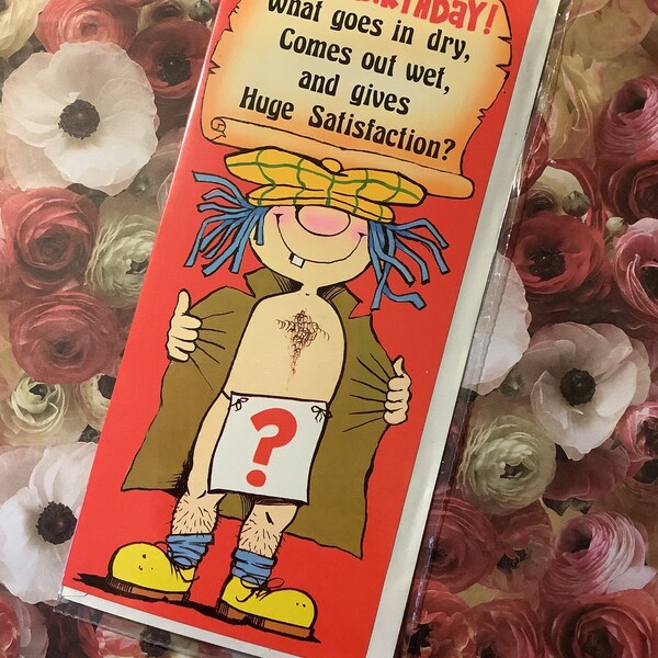 Risque Birthday Card - Etsy