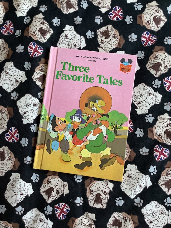 RARE Vintage 1975 'three Favourite Tales' Walt Disney's Wonderful