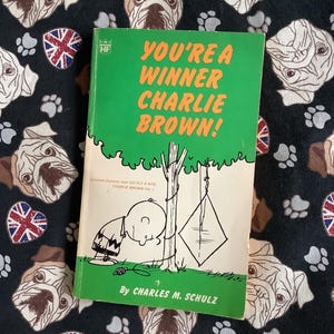 RARE Vintage 1969 Snoopy Book &#39;You&#39;re A Winner Charlie Brown!&#39; in Paperback - Charles M. Schulz - Cartoon/Comic Strip Book - Birth Year Gift