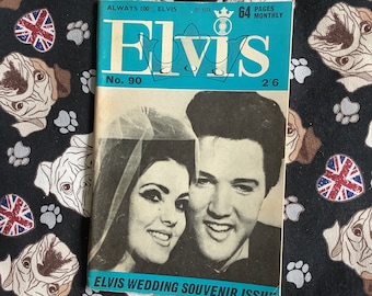 Rare Vintage July 1967 Elvis Monthly Magazine - Eighth Year - Issue No 90 - 64 Pages of Elvis Photographs & Articles -Fun, Elvis Lover Gift
