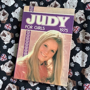 Vintage 1975 &#39;Judy For Girls&#39; Annual&#39; Childhood Nostalgia/Memories - Fun Retro 50th Birthday Gift - Comic Strip & Short Stories/Crafts etc