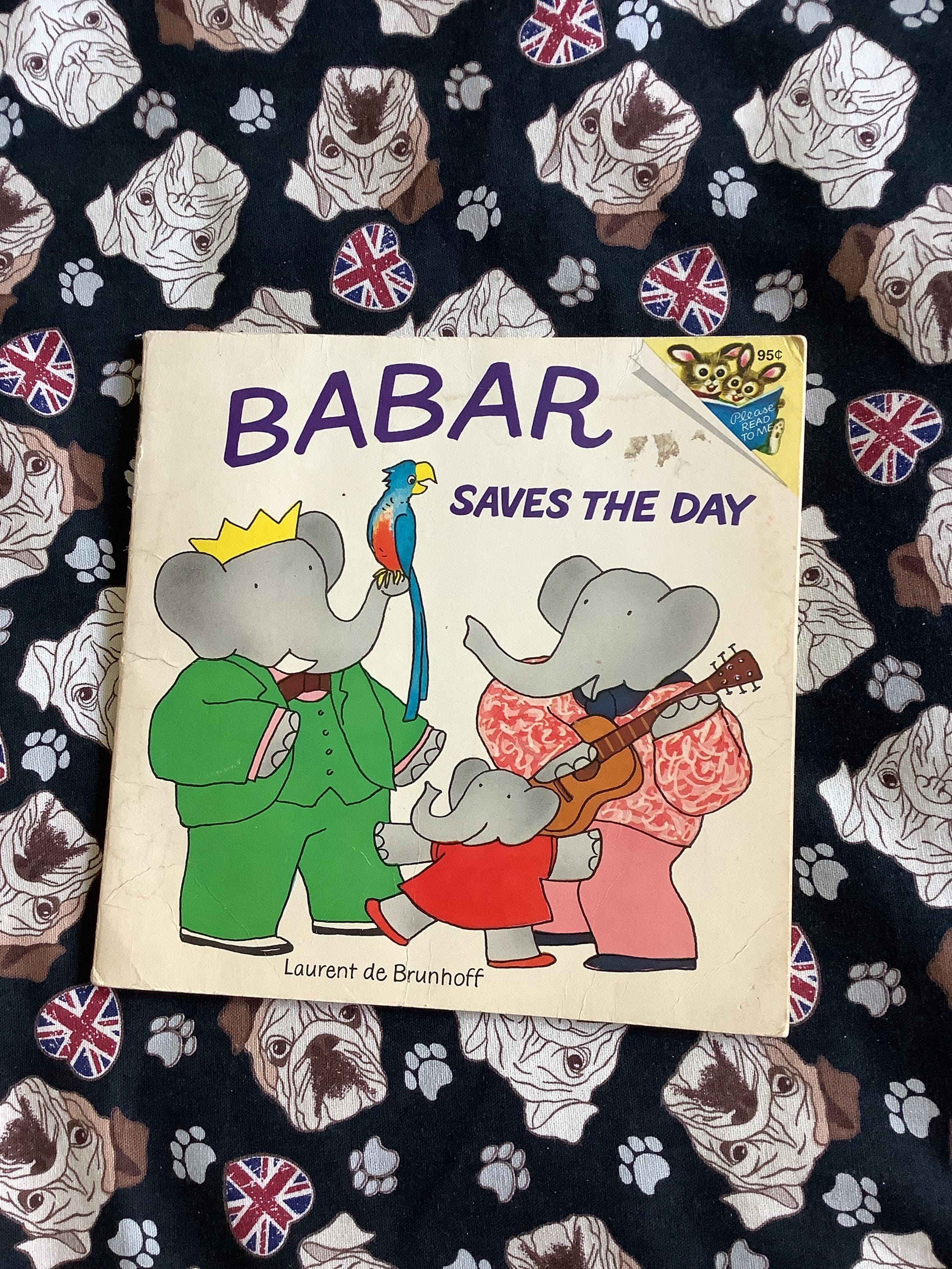 RARE Vintage 1976 'babar Saves the Day' Laurent De Brunhoff