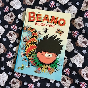 Vintage/Retro &#39;The Beano Book 1997’ Annual in Hardback -Fun 1997 Birth Year Gift -Beano Lover Gift - Childhood Nostalgia - Dennis The Menace