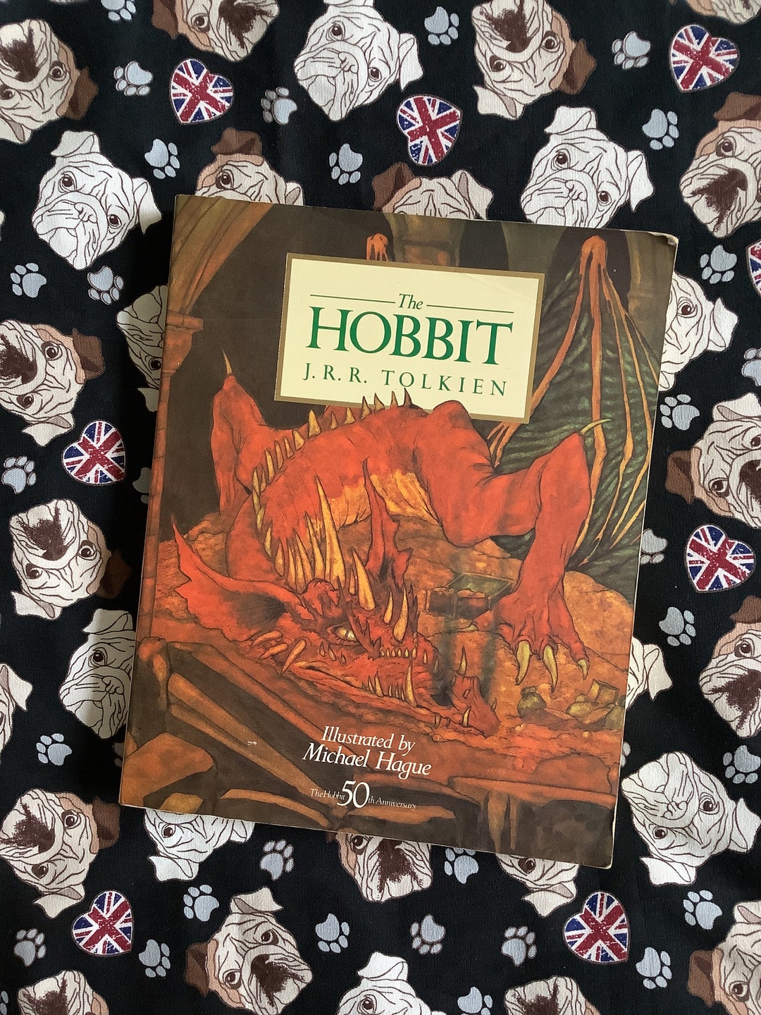 RARE Vintage 1987 'the Hobbit' Large Paperback Book by - Etsy