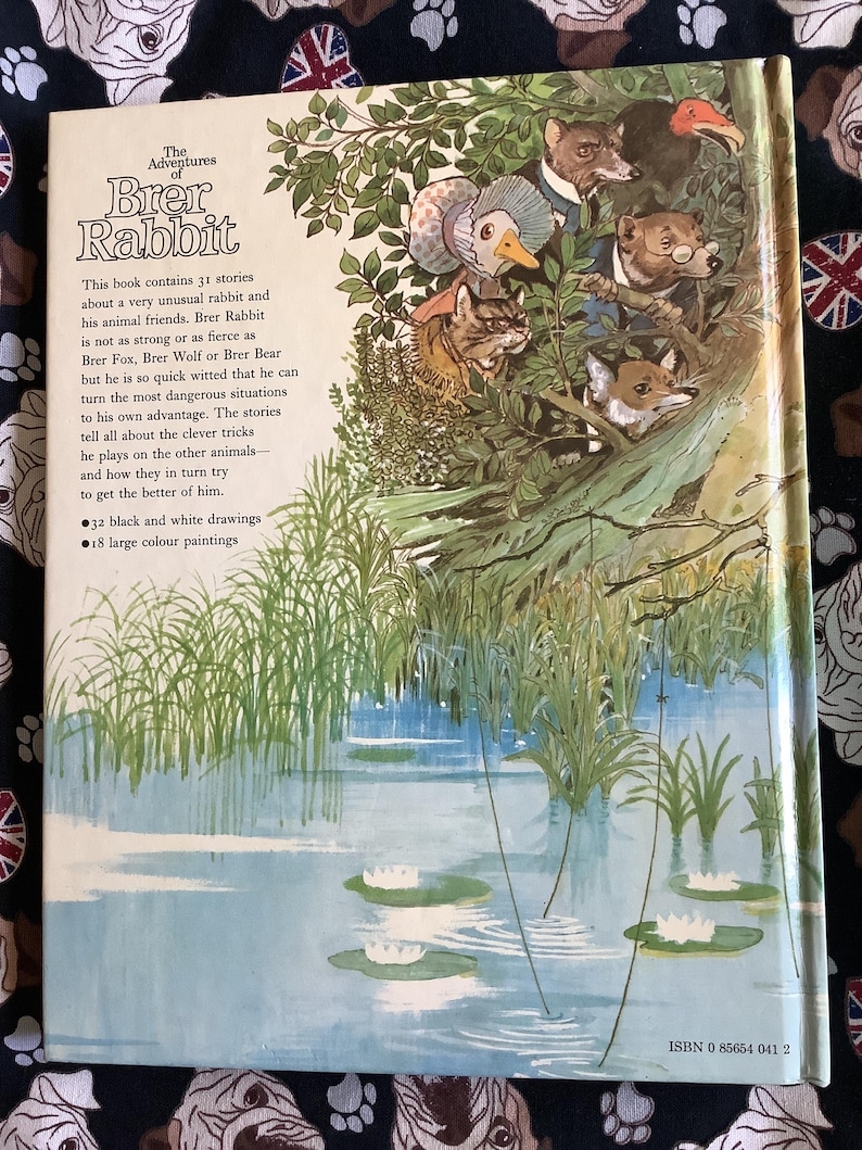 RARE Vintage 1980 the Adventures of Brer Rabbit Hardback Book by Joel ...