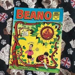 Rare Vintage From 1989 &#39;Beano - Is It A Record?&#39; Mini Comic No. 164 - Comic Strip Story - Retro/Nostalgic Birthday Gift - Beano Lover Gift