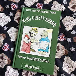 1999 Vintage Children&#39;s Book &#39;King Grisly-Beard&#39; in Hardback with Pictures by Maurice Sendak - A Tale from The Brothers Grimm -Fun Book Gift