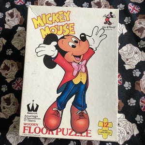 Vintage mickey mouse puzzle - Etsy 日本