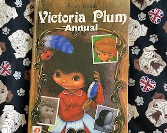 RARE 1982 Vintage Children's Book 'Victoria Plum Annual' in Hardback - Nostalgic Retro Birth Year Gift For a Victoria Plum Fan -Collectable