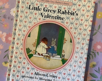 Beau millésime 1988 « Little Grey Rabbit's Valentine » d'Alison Uttley de The Little Grey Rabbit Library en couverture cartonnée - Margaret Tempest