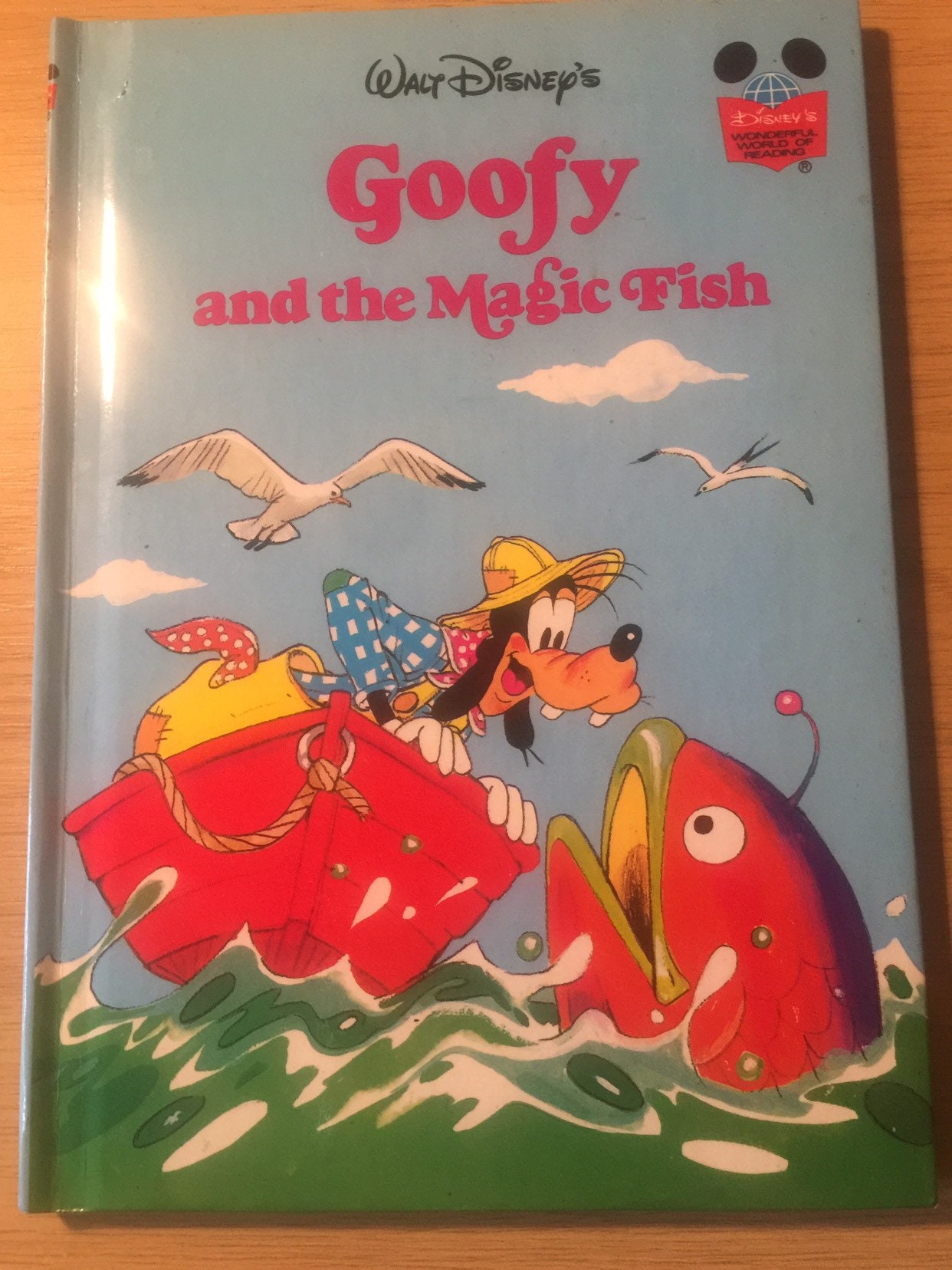 Vintage 1979 First Edition Goofy and the Magic Fish' Walt Disney's