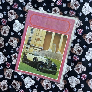 EXTRÊMEMENT RARE véritable carte vintage/rétro vers les années 1970 « Passez un joyeux anniversaire grand-père » - carte photo voiture classique - carte grand-père amoureux des voitures