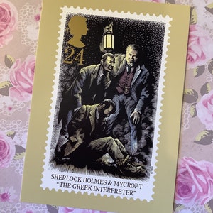 Cartes postales « Sherlock Holmes » Royal Mail 1993, parfaites pour le scrapbooking - Journaux indésirables - Environ 10 x 15 cm vendues individuellement - À collectionner