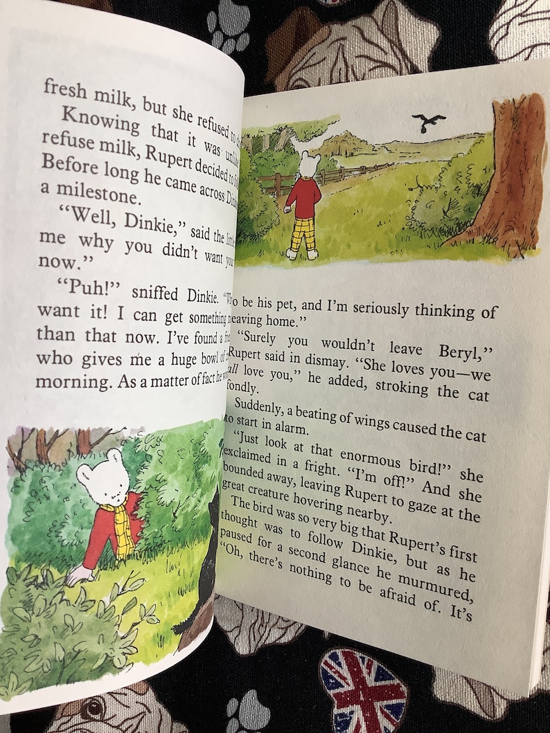 RARE Vintage 1983 'rupert and the Lonely Bird' Paperback Purnell ...