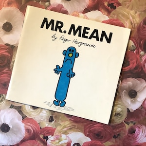 1976 Vintage Children's Book The Mr Men 'Mr. Mean' by Roger Hargreaves in Paperback Fun Little Picture Book  1976 Birth Year Gift -Nostalgia