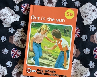 Vintage 1981 5b 'Out in the sun' Ladybird Peter and Jane Key Words Reading Scheme Book in Hardback -Fun, Nostalgic Birthday Gift -Education