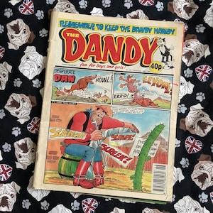 Rare Vintage From 18th November 1995 &#39;The Dandy&#39; Comic -Comic Strip Stories -Collectable -Nostalgic Birthday Gift -Retro Gift -Desperate Dan