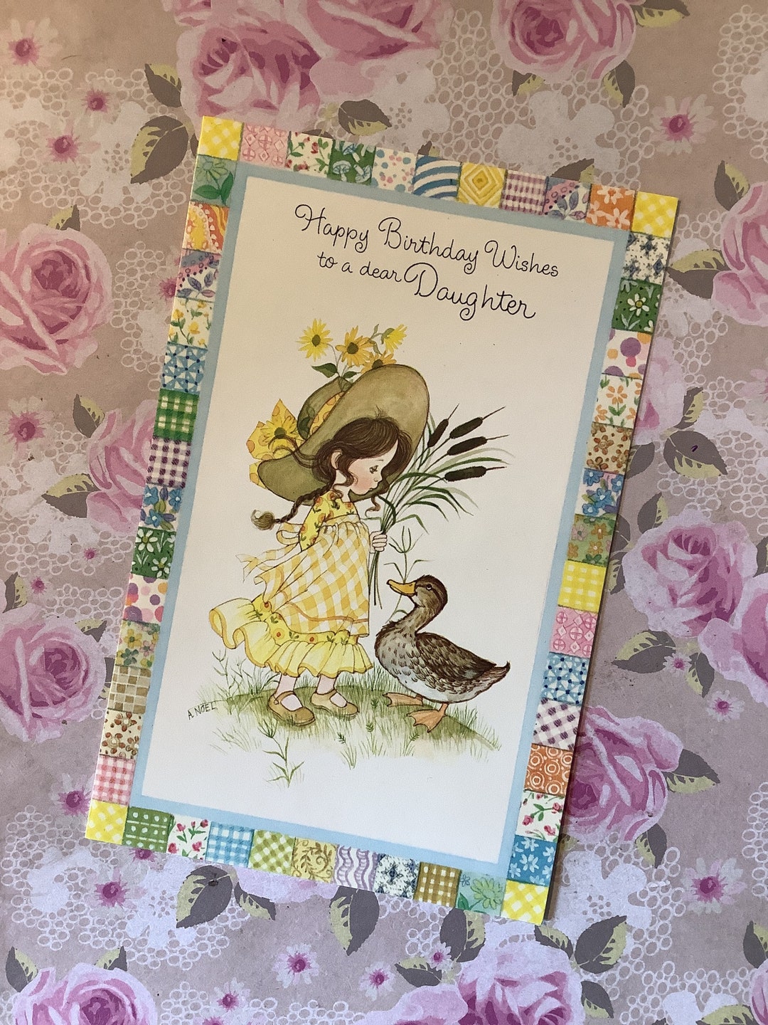 RARE Vintage Circa 1970s 'happy Birthday Wishes to a Dear Daughter ...