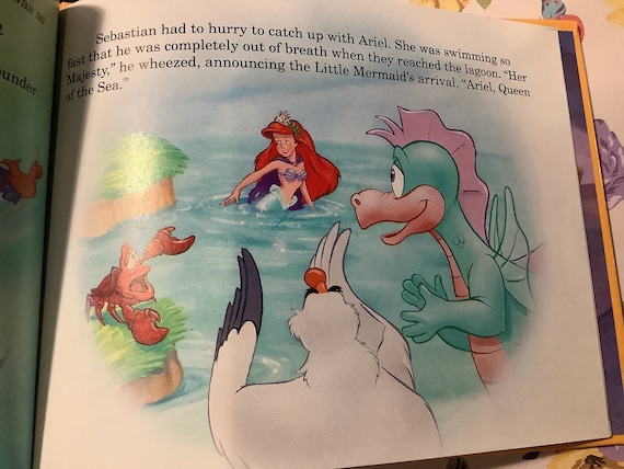 ディズニー　リトルリトルマーメイド　アリエル　洋書　置物　ヴィンテージ 美しいヴィンテージ1992年製「リトル・マーメイドの宝箱」「女王陛下