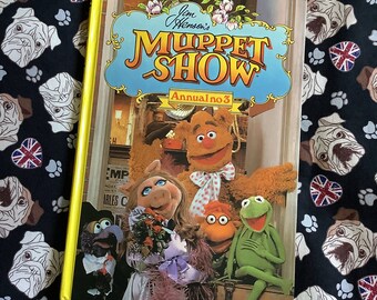 RARE Vintage 1979 Jim Henson’s ‘Muppet Show’ Annual No 3 in Hardback - Collectable Book Fabulous Nostalgic Birthday Gift for a Muppets Fan