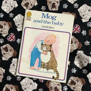 RARE Vintage 1982 &#39;Mog and the Baby&#39; Book by Judith Kerr in Paperback - Nostalgic Picture/Storybook - Retro Book Gift - Cat/Mog Lover Gift