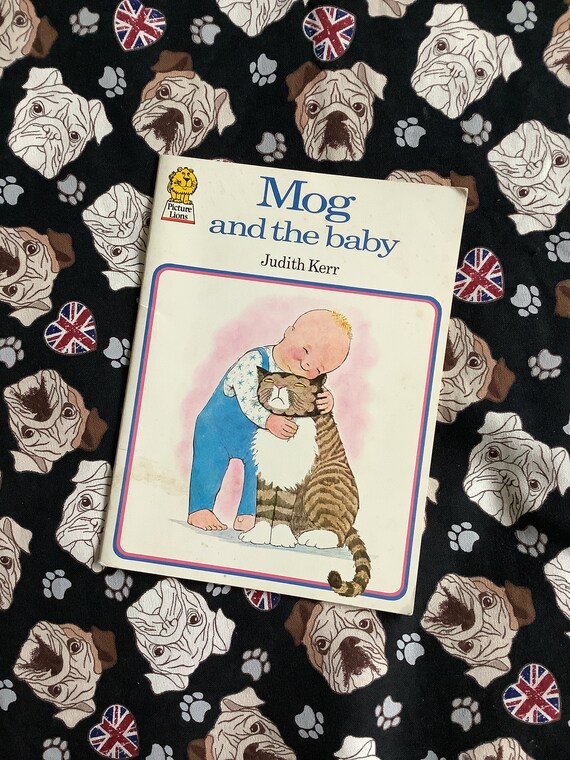 希少なヴィンテージ1982年「モグと赤ちゃん」ジュディス・カー著