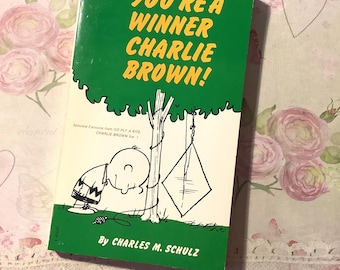 RARE Vintage 1968 Snoopy Book 'you're A Winner Charlie Brown!' in