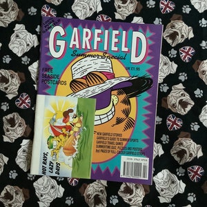 EXTRÊMEMENT rare bande dessinée spéciale été « Garfield » 1992 « Garfield » - Cartes postales de bord de mer GRATUITES - Cadeau amusant et nostalgique pour un fan de Garfield