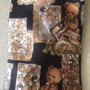 RARE Vintage/Retro Circa 1990s Antiche Seterie Fiorentine Teddy Bear Tie  - Collectable - 100% Silk - 3.75” Wide - Teddy Bear Lover Gift