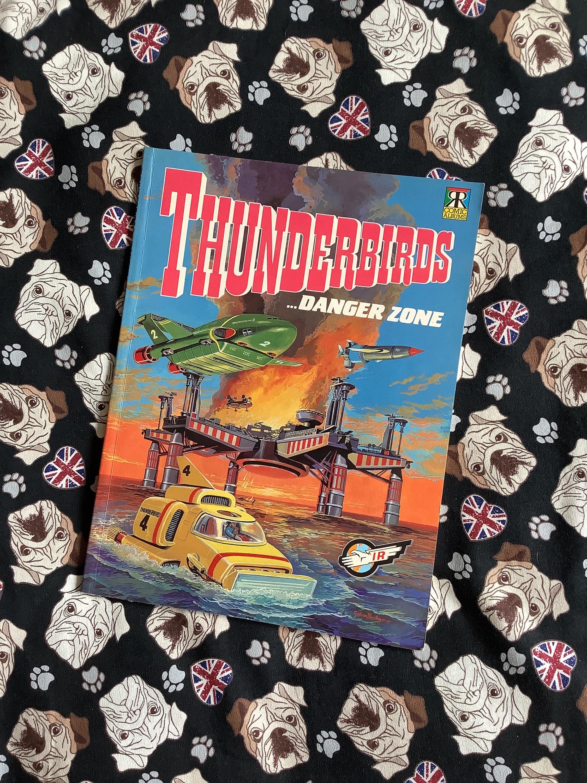 1992 Vintage Children's Book 'thunderbirds  Danger Zone' in