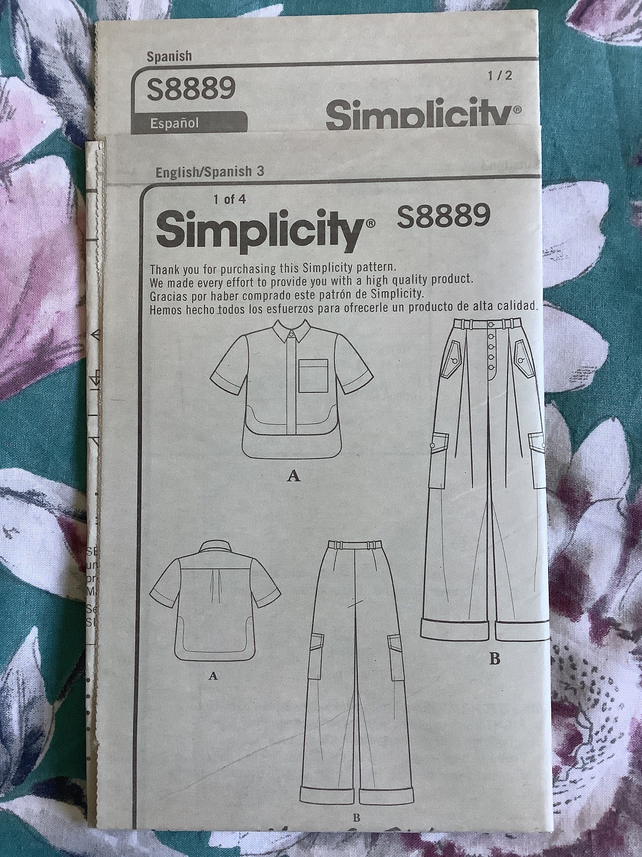 Uncut 2019 Simplicity Pattern S8889 'mimi G Style' Misses' Shirt