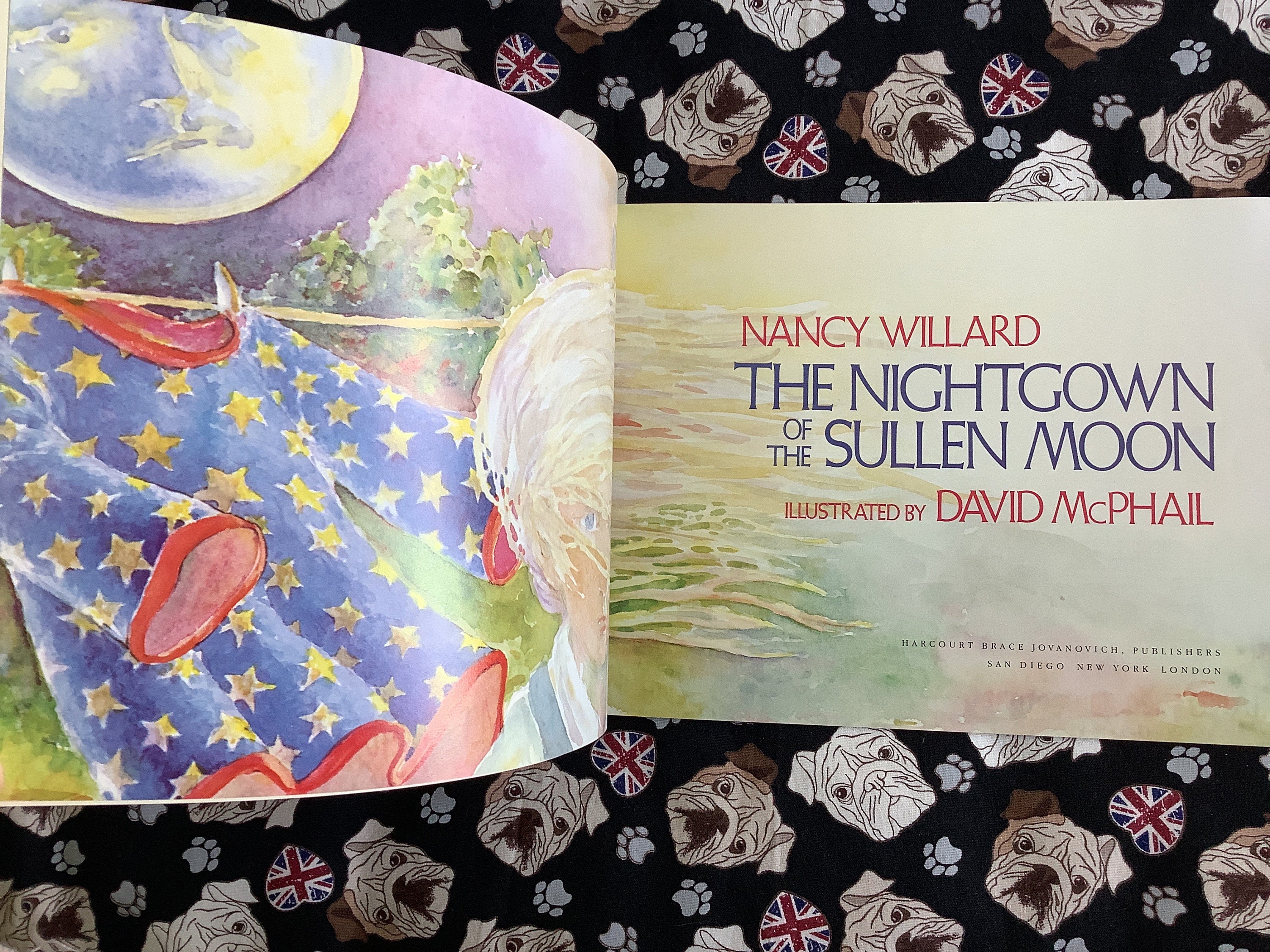 RARE Vintage 1987 'the Nightgown of the Sullen Moon' Paperback Book' by Nancy Willard - AMAZING ...