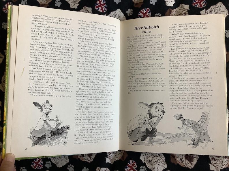 RARE Vintage 1980 the Adventures of Brer Rabbit Hardback Book by Joel ...