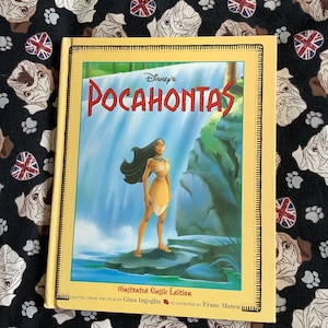 1995 Vintage Children’s Book &#39;Pocahontas&#39; in Hardback - Illustrated Classic Edition - Fun, Nostalgic 30th Birthday Gift for a Pocahontas Fan