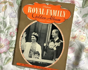 RARE Vintage 'The Royal Family Golden Album Volume Three' Book - October 1951 - November 1952 - Royal Family Collectable - 110 Photographs