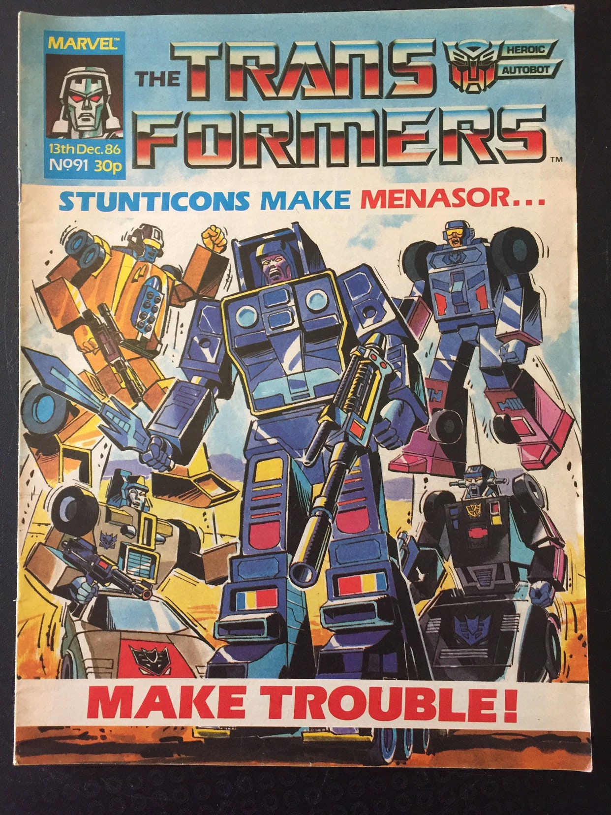 EXTREMELY Rare Vintage 'The Transformers' Magazine Etsy