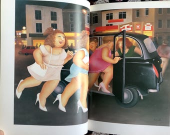 Vintage 1991 FIRST EDITION 'bouncers' by Beryl Cook in Hardback