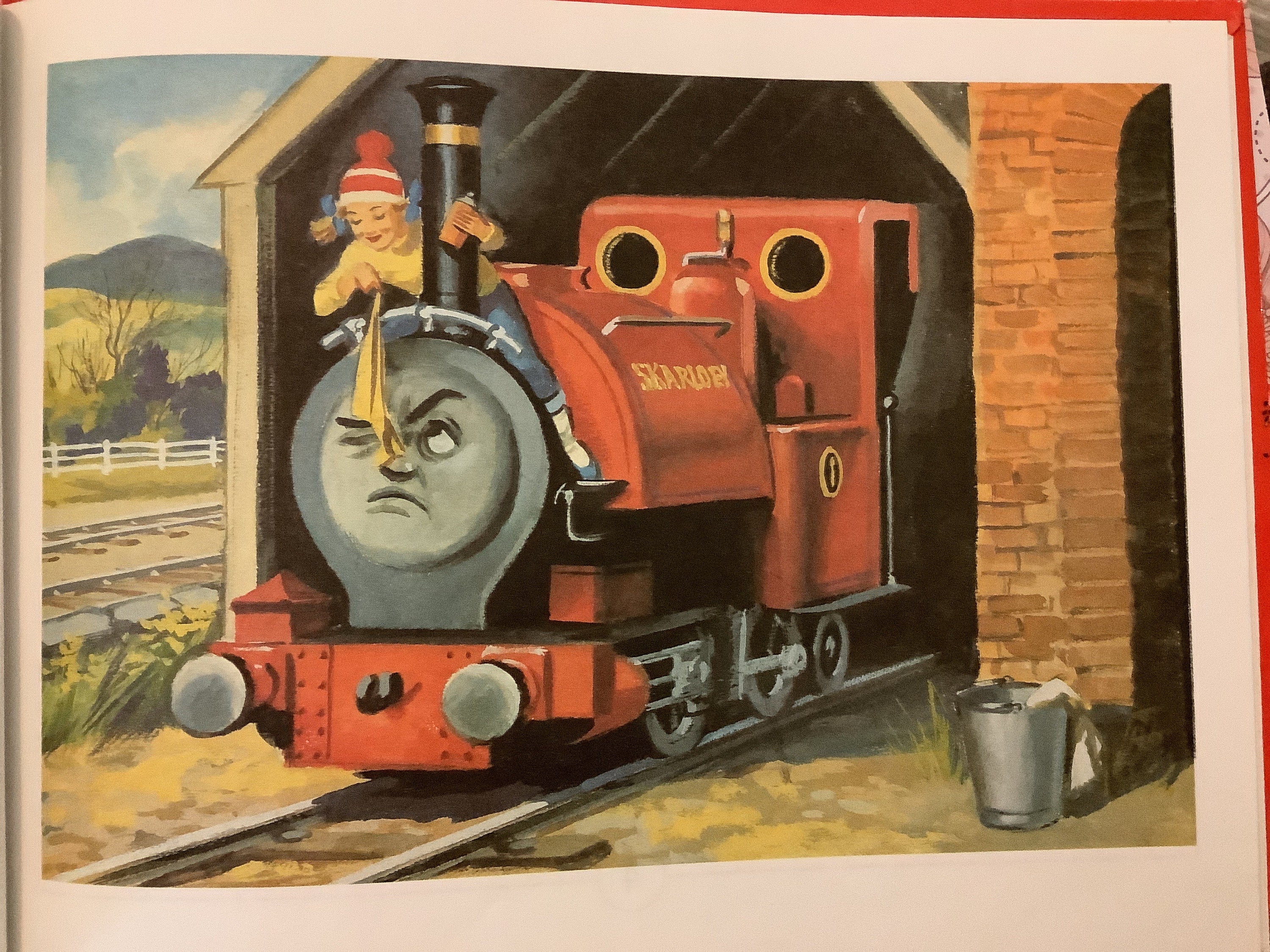 1995年ヴィンテージの子供向け絵本「きかんしゃトーマス」ハードカバー