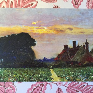 The Cabbage Field Landscape Design par Frederick George Cotman - Blank Greetings Card - Junk Journal - A Card To Frame - A Card To Treasure