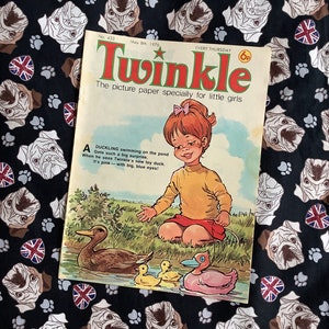 Rare Vintage From May 8th, 1976 &#39;Twinkle&#39; Comic - Comic Strip Stories  - Collectable - Childhood Nostalgia -Fun, Unusual Retro Birthday Gift