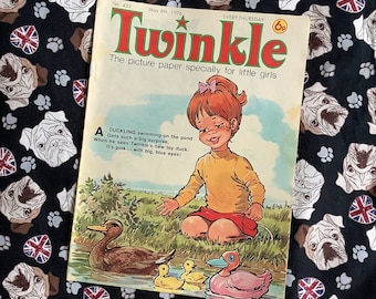 Zeldzame vintage van 8 mei 1976 'Twinkle' Comic - Comic Strip Stories - Collectable - Childhood Nostalgia - Leuk, ongebruikelijk Retro verjaardagscadeau