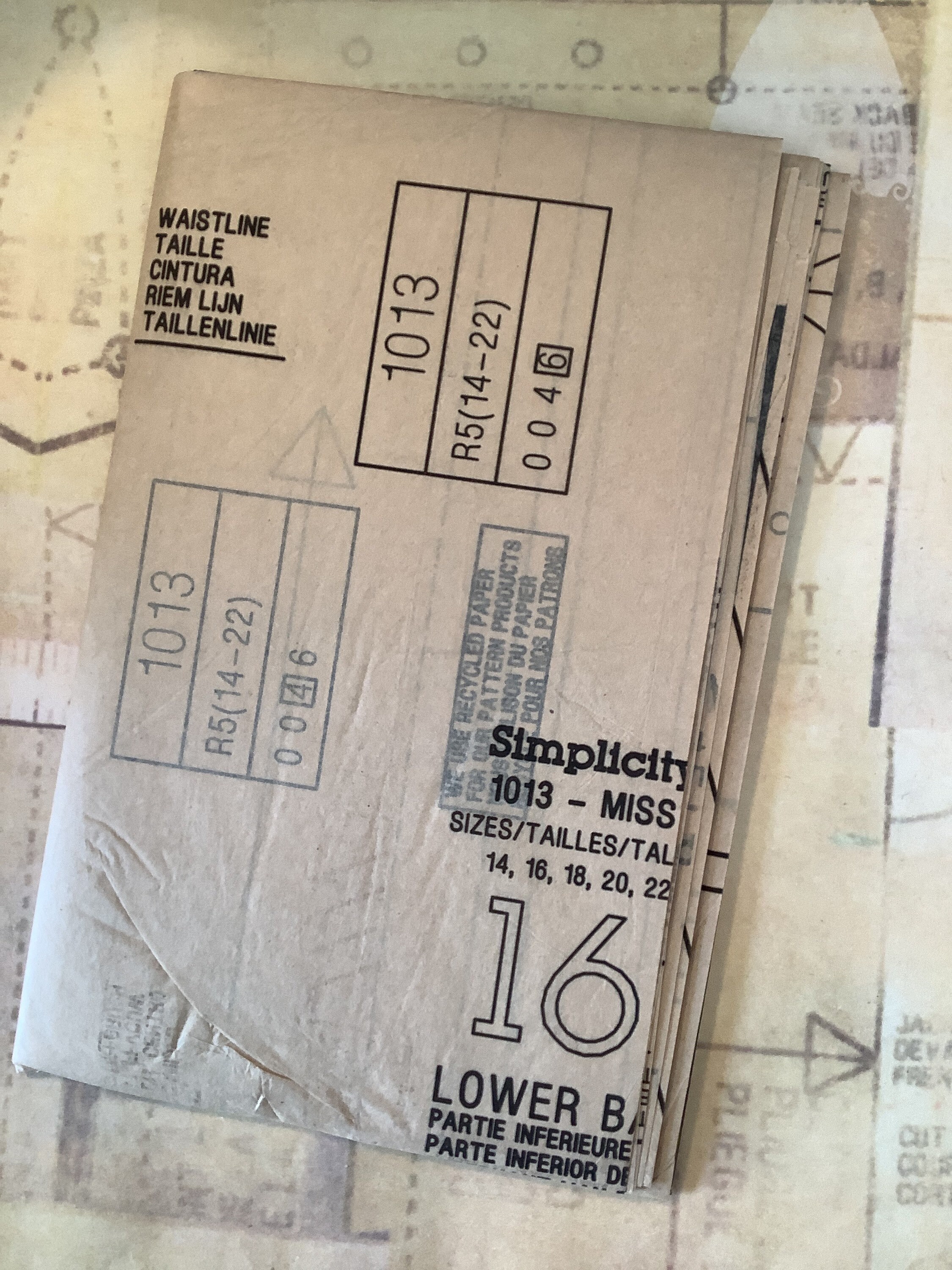 Staples Pattern Uncut 2015 Simplicity Sewing Pattern No 1013 R5 Misses' Shirt With ...