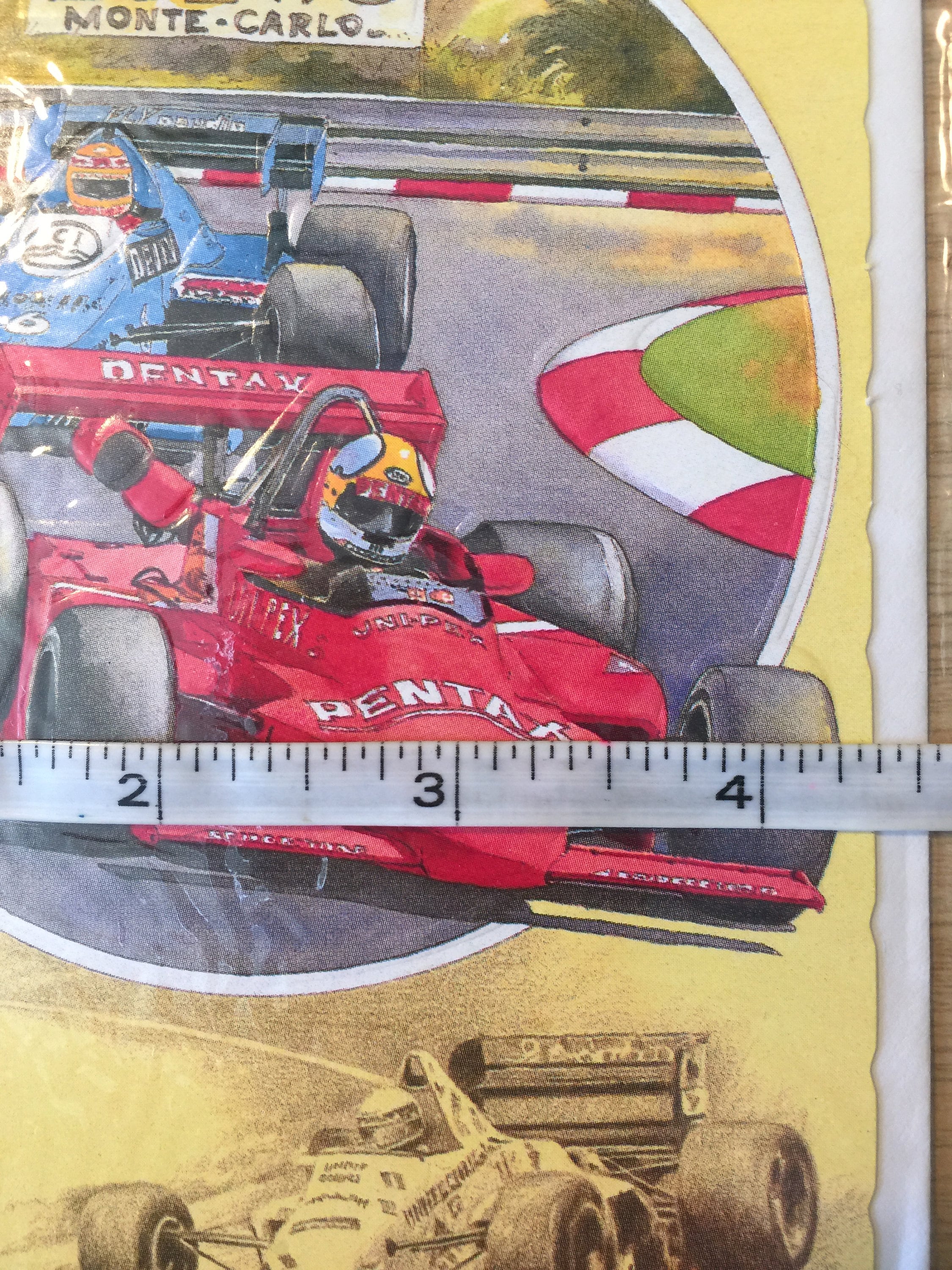 RARE Vintage/retro 1980s Motor Racing Themed 'happy Birthday Wishes to ...