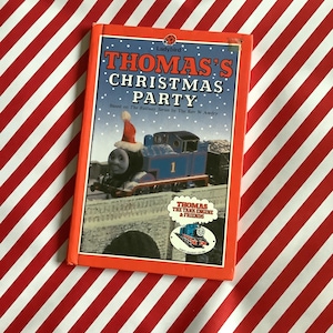 1986 Vintage First Edition &#39;Thomas&#39;s Christmas Party&#39; Ladybird Book by The Rev W Awry - Thomas the Tank Engine and Friends - Nostalgic Gift