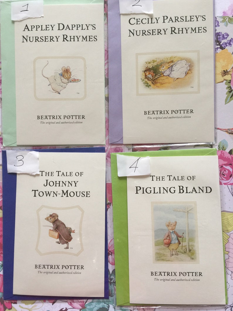 Beatrix Potter 'the World of Peter Rabbit' Postcards Perfect for ...
